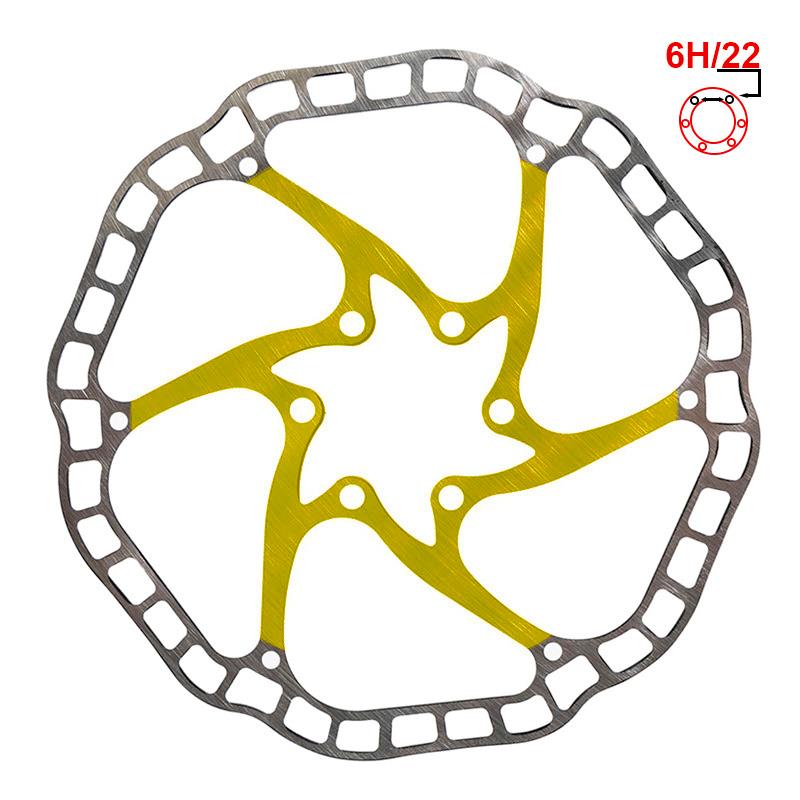 Disque de frein EWD001 6H 140mm / Jaune