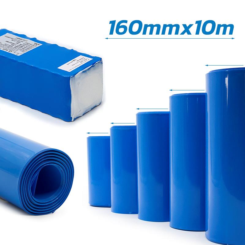 Gaine thermo-rétractable bleue – 10 m 160mm